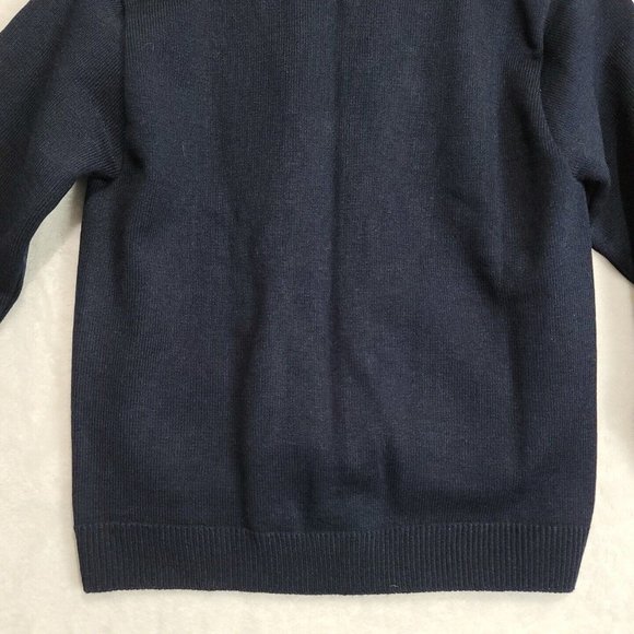 NWT Claudia Uniform Escolares Navy Blue Button Front Cardigan Juniors Size 12 - Picture 9 of 13